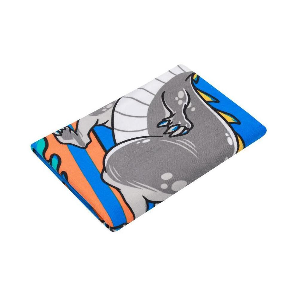 Toalla De Playa Con Bolso Casaideal Kids Dino / 70 X 140 Cm image number 9.0
