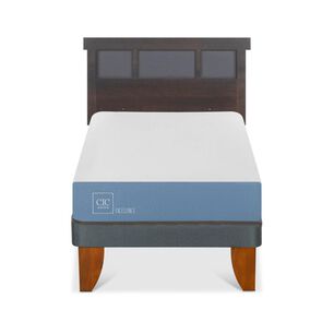 Cama Europea Cic Excellence / 1 Plaza / Base Normal + Respaldo