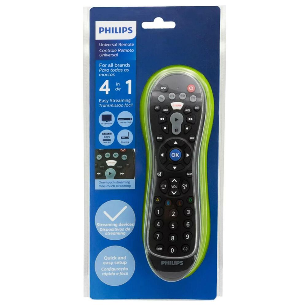 Control Remoto Universal 4 En 1 Negro Srp3014 image number 4.0