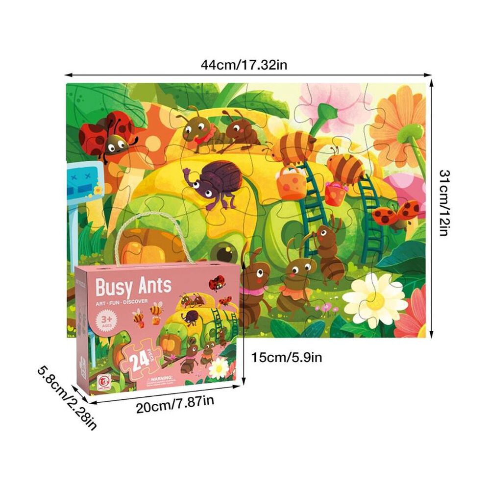 Rompecabezas De Insectos Para Ni&ntilde;os image number 1.0