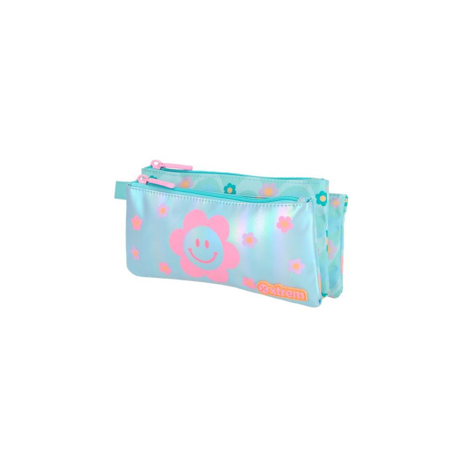 Estuche Xtrem Trinity 6xt Flores Celeste image number 1.0
