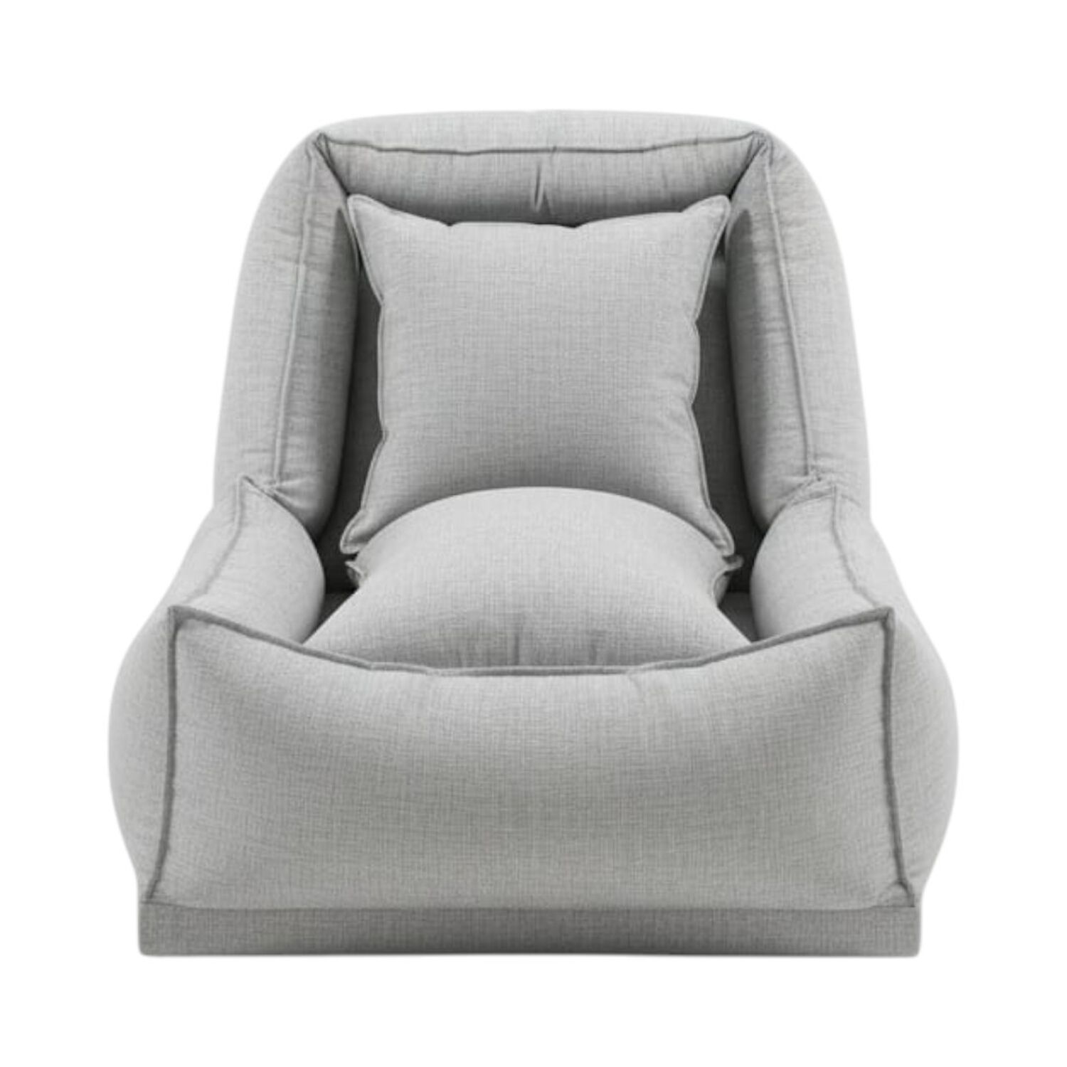 Sofa Cama Bed Lino Gris Claro image number 0.0