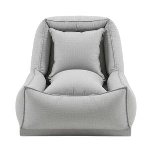 Sofa Cama Bed Lino Gris Claro