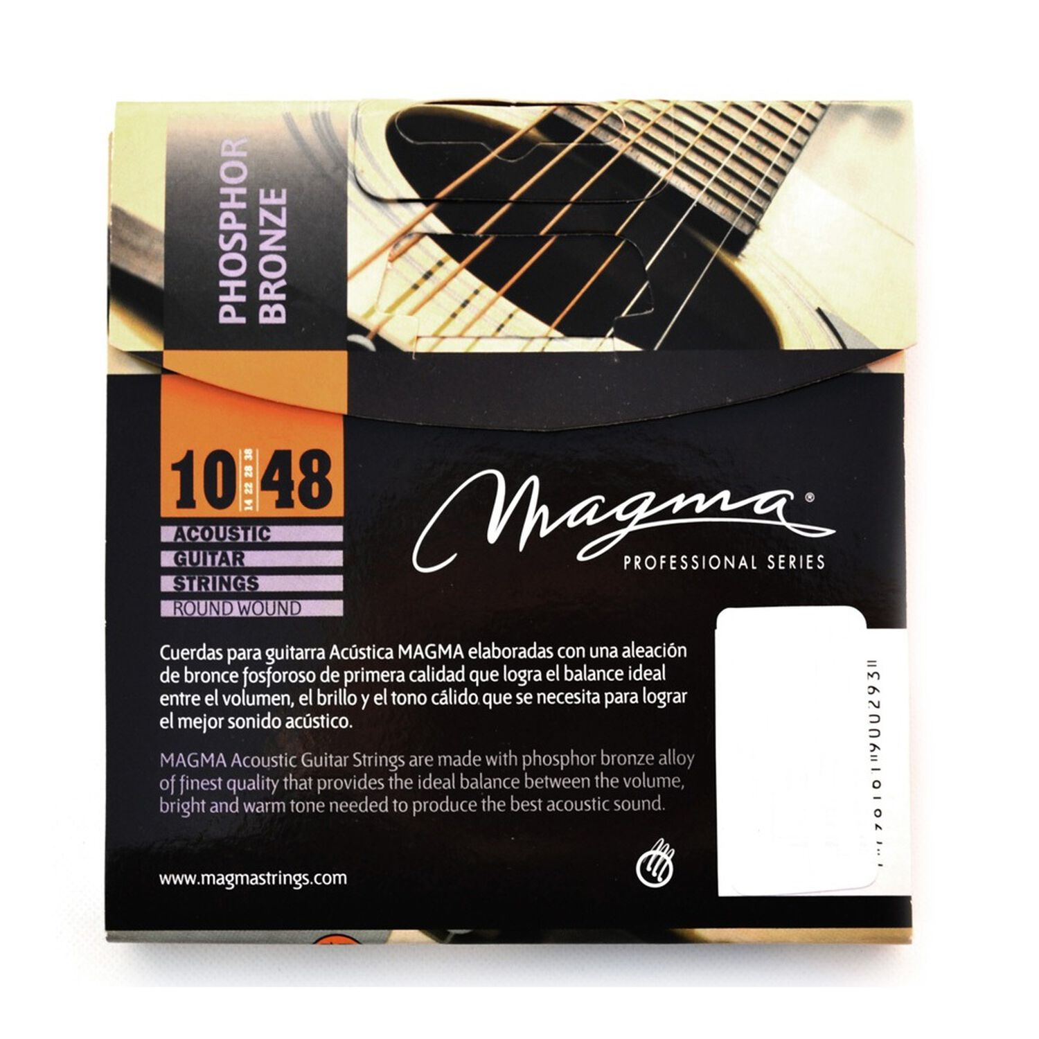 Set Cuerdas Guitarra Acustica Ga120pb Magma image number 1.0