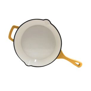 Sart&eacute;n Hierro Fundido 26cm Amarilla Keep Antiadherente
