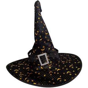 Disfraz Glam Sombrero Bruja