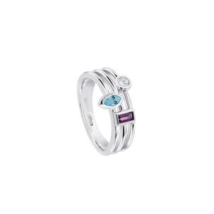 Anillo Lp3882-3/114 Lotus Silver Mujer Leros