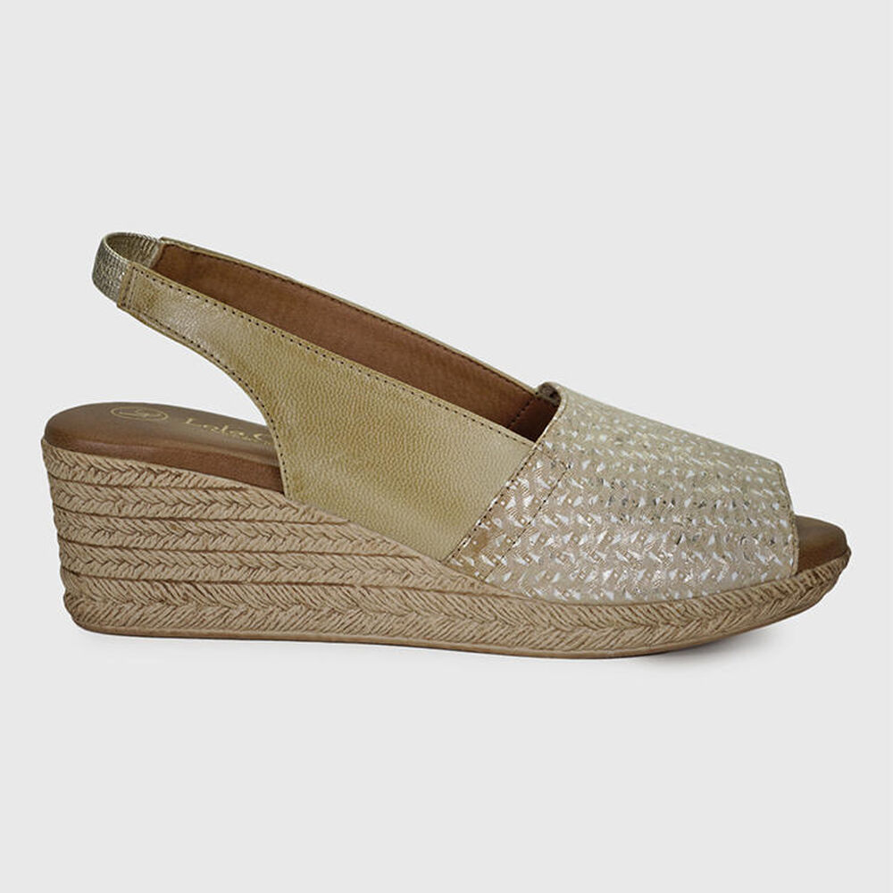 Sandalia Cuero Susanne Beige image number 2.0