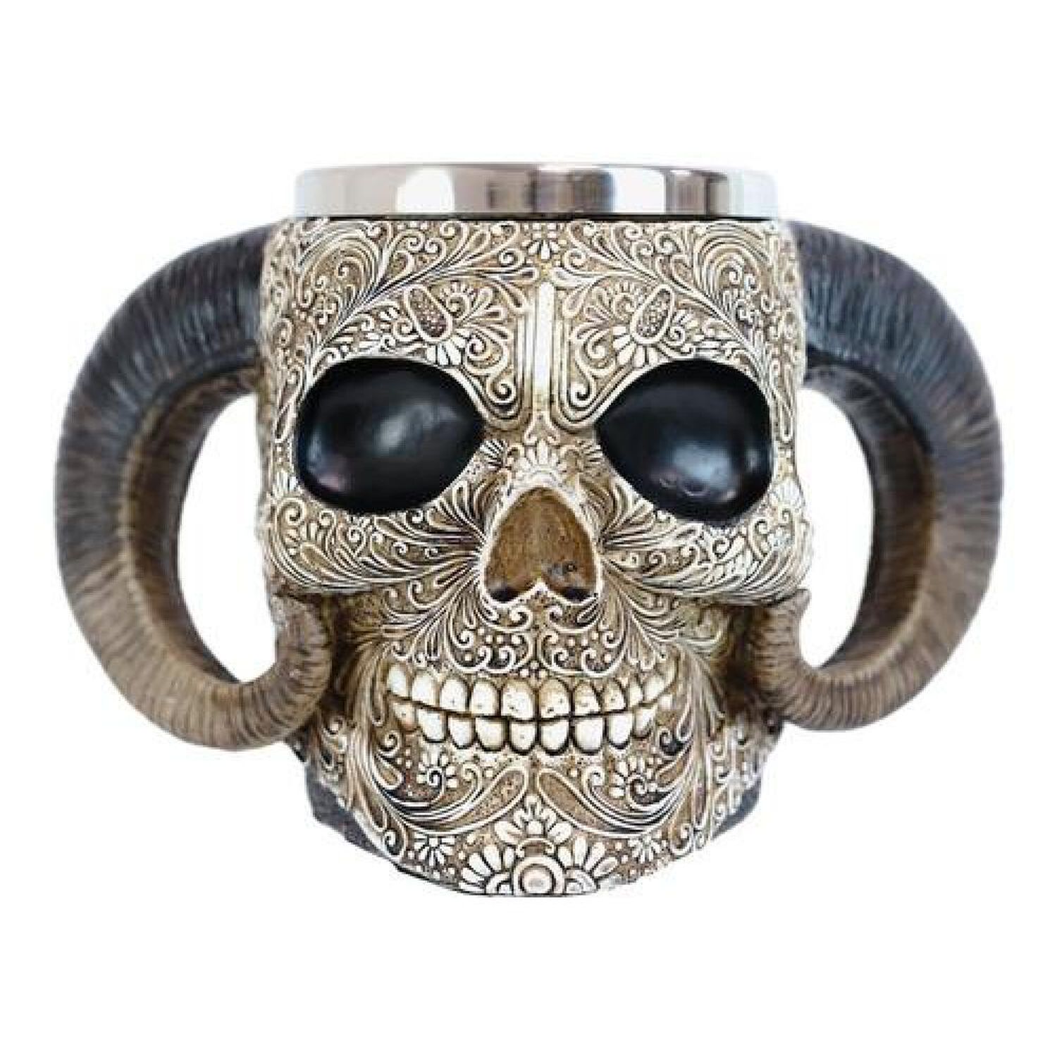 Taza Taz&oacute;n Mug Cervecero Vikingo 3d Medieval Cuernos image number 0.0