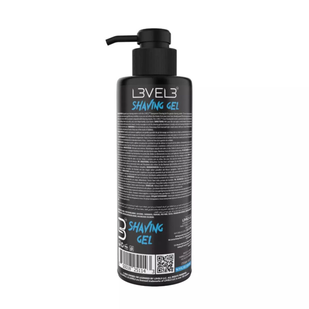 Shaving Gel Aqua Level 3 (500 Ml) image number 1.0