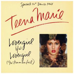 Teena marie - lovergirl | 12'' maxi single - vinilo usado
