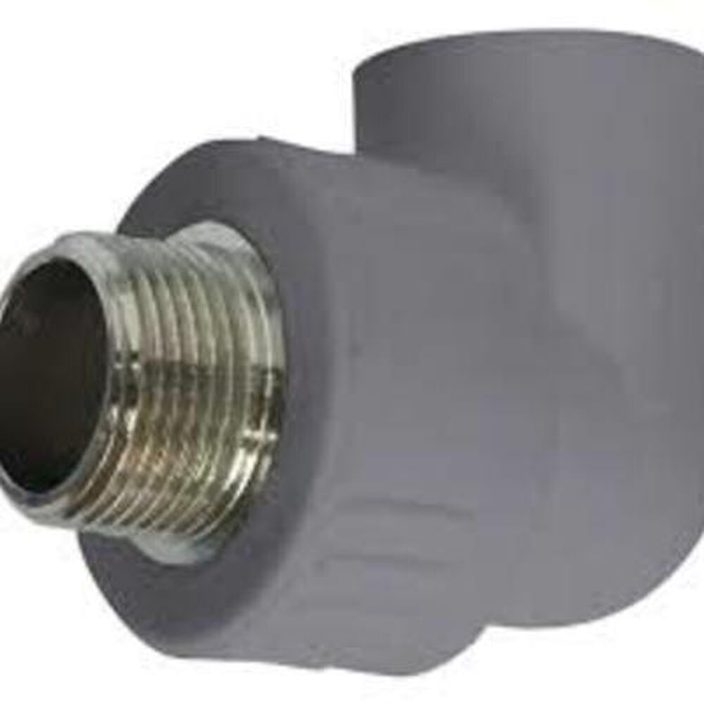 Codo Fusión Ppr 20 X 1/2 He/soldar Gris Metal Edr image number 1.0