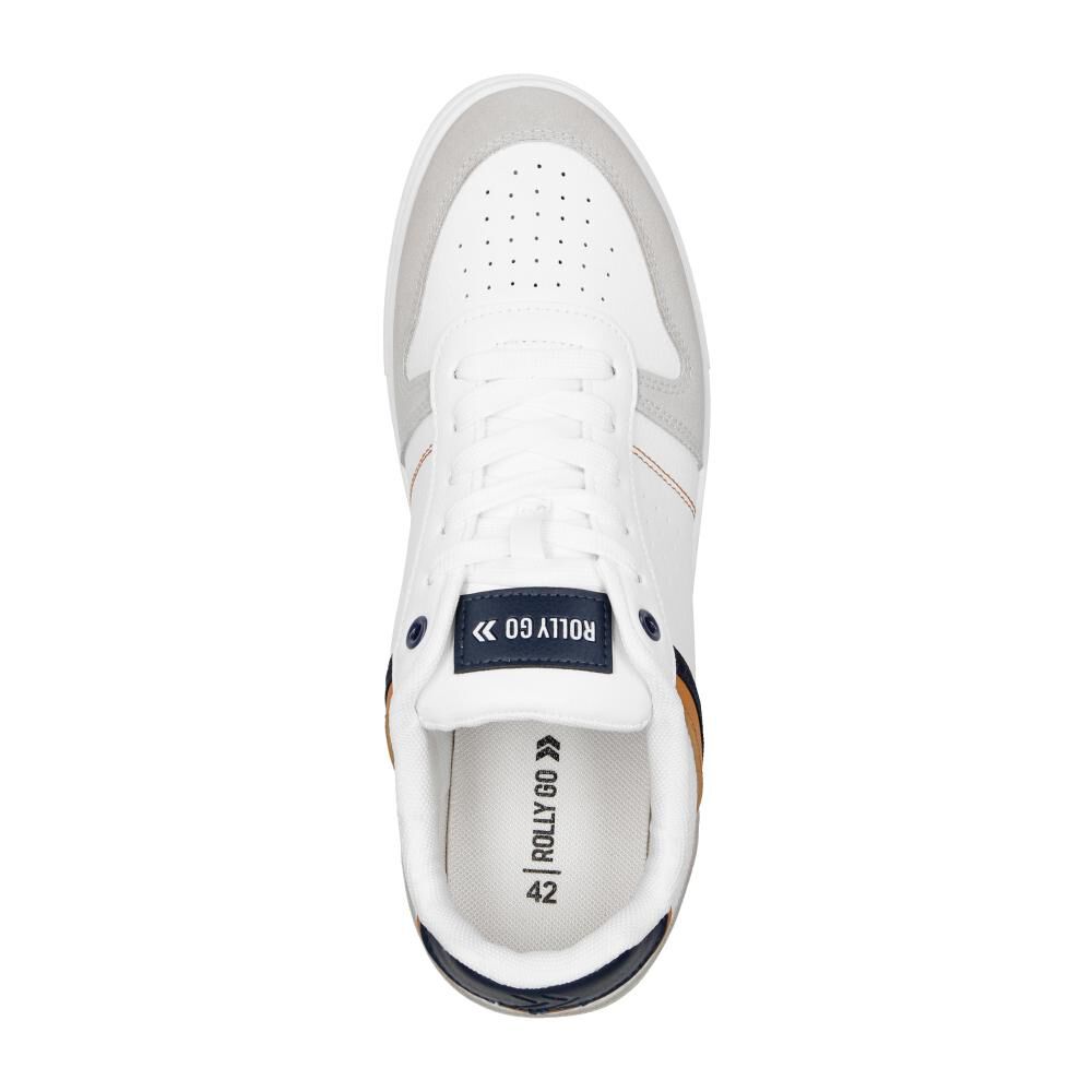 Zapatilla Urbana Hombre Rolly Go White image number 4.0