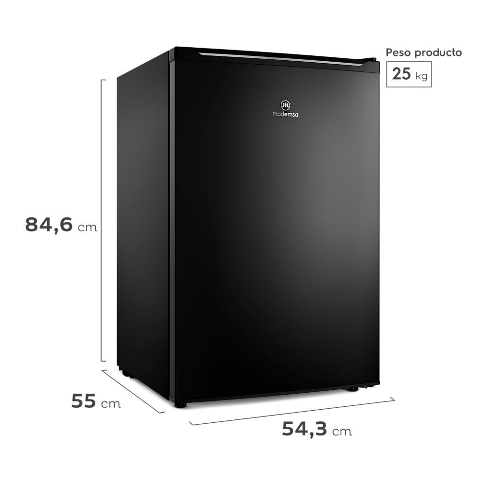 Freezer Vertical Mademsa M-191v / Fr&iacute;o Directo / 98 Litros / C image number 3.0