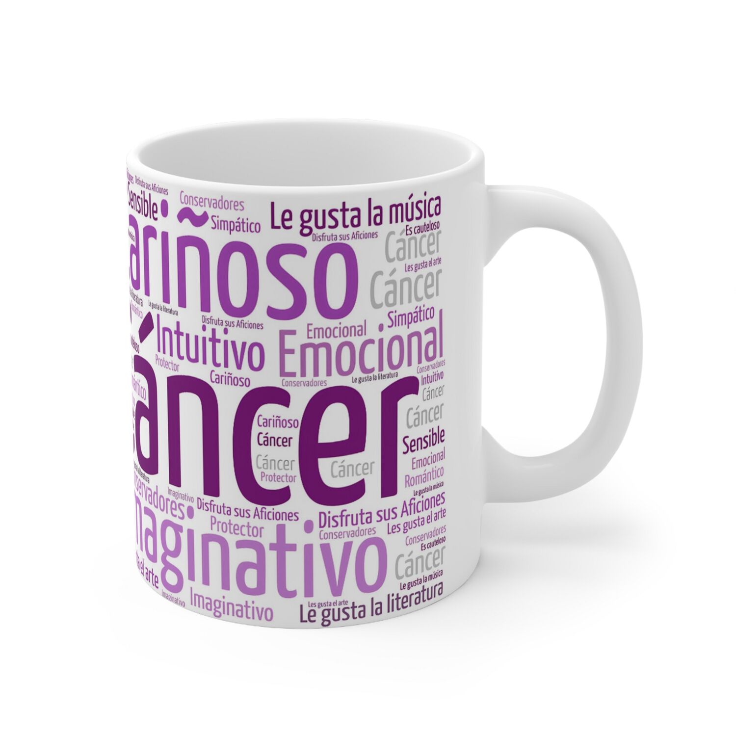 Taza Signo Zodiacal C&aacute;ncer - Cer&aacute;mica Hor&oacute;scopo Astrolog&iacute;a Regalo image number 2.0