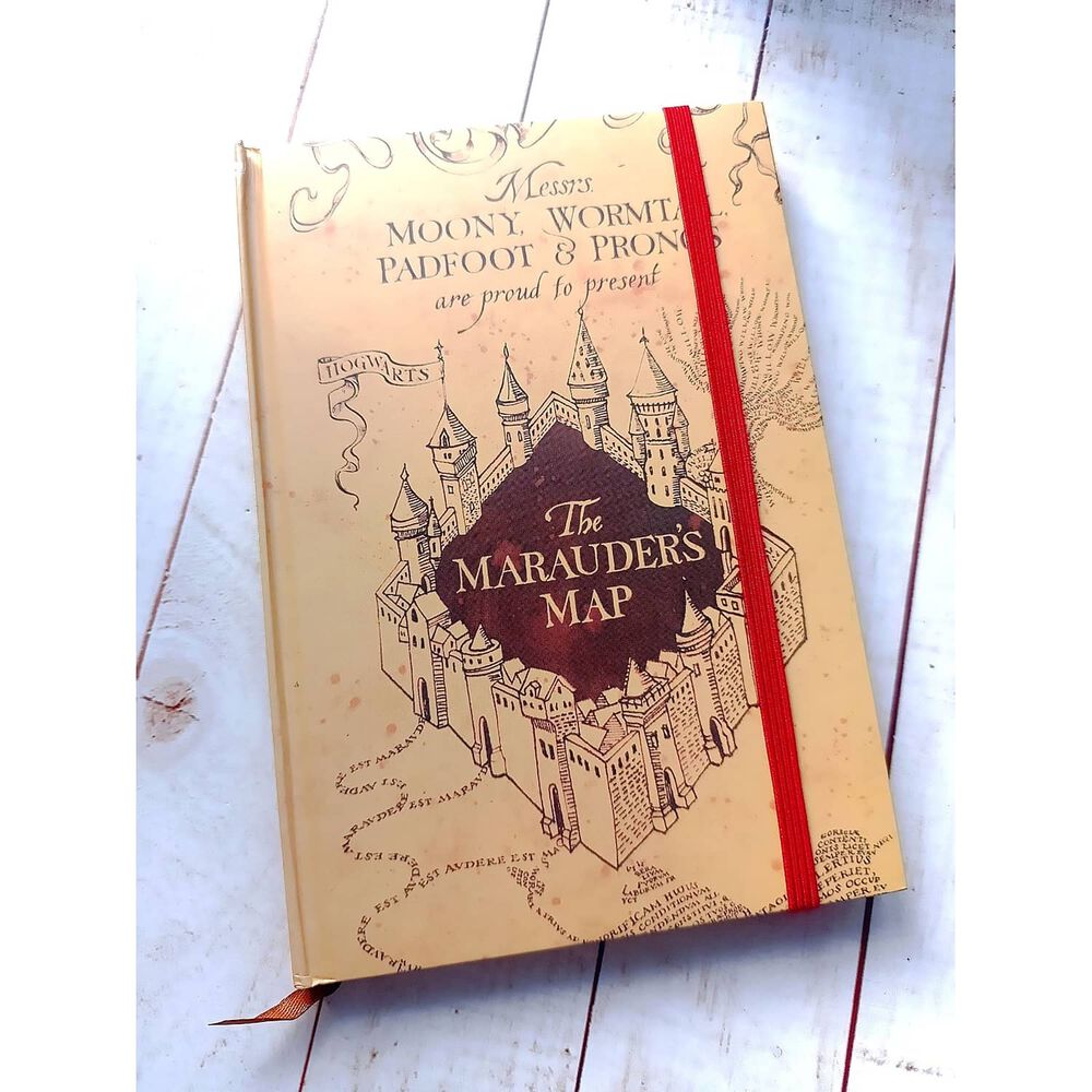 Libreta Agenda Harry Potter Mapa (the Marauders Map) image number 3.0
