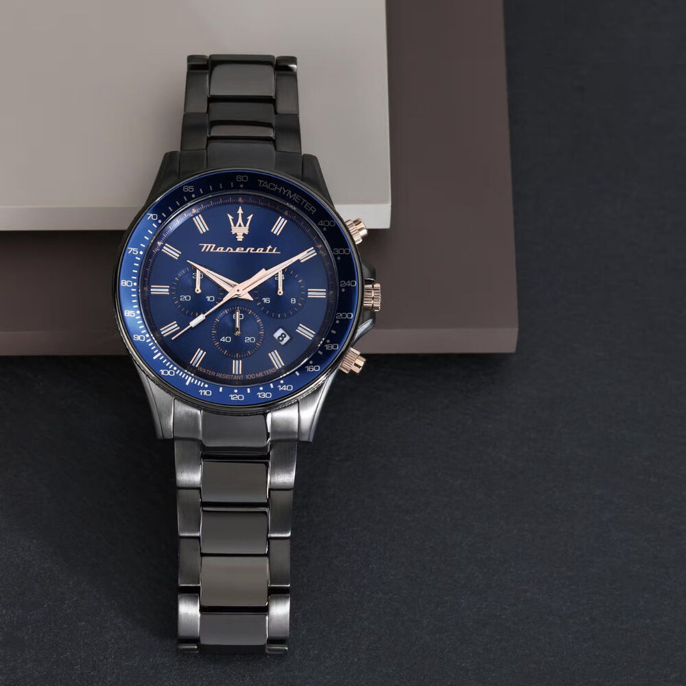 Set De Reloj Maserati Hombre R8873640020 Sfida Más Pulsera image number 6.0