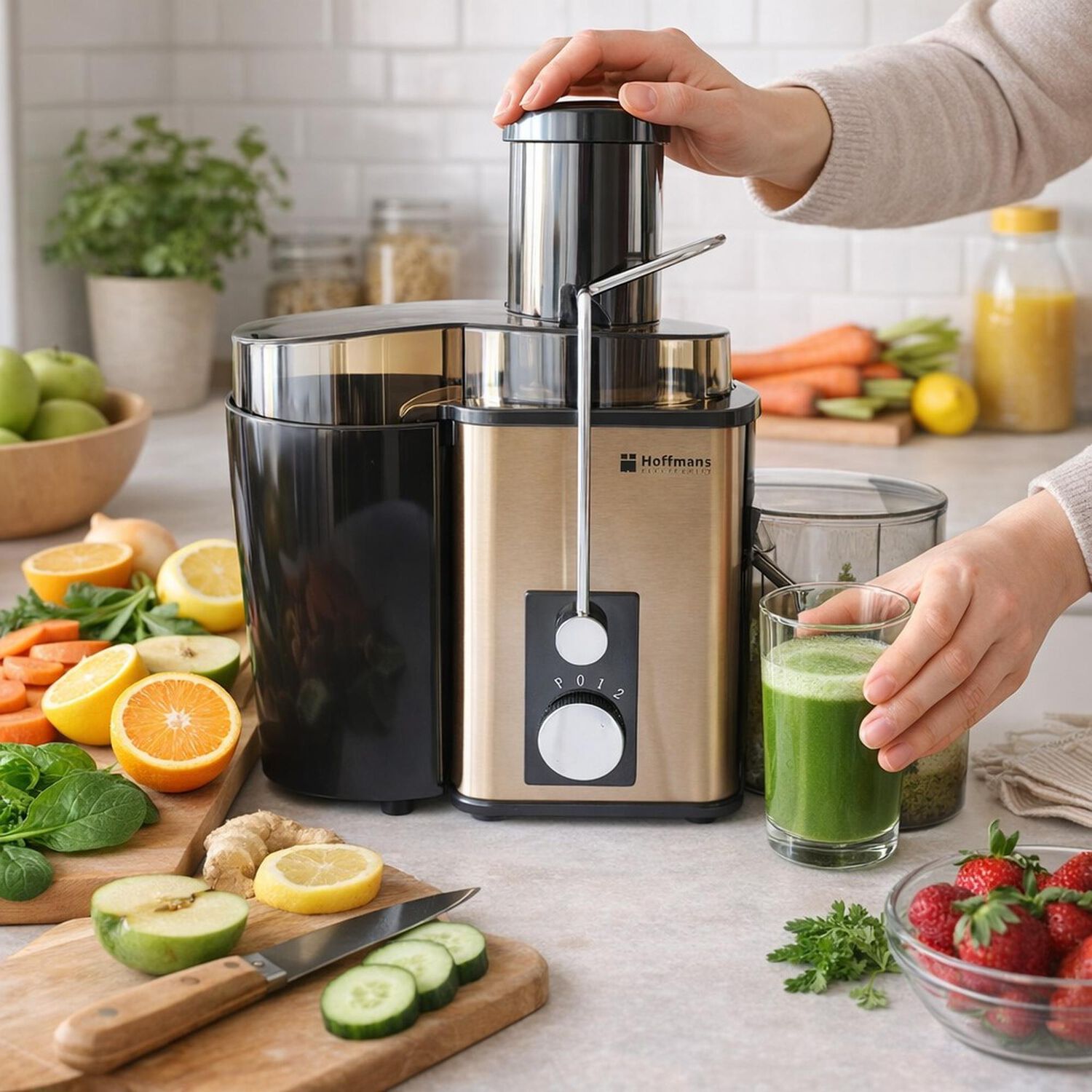 Extractor De Jugos El&eacute;ctrico 800w Para Frutas Y Verduras image number 5.0