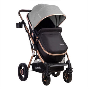 Coche Cuna Paseo Vox Gold Gris Bebesit