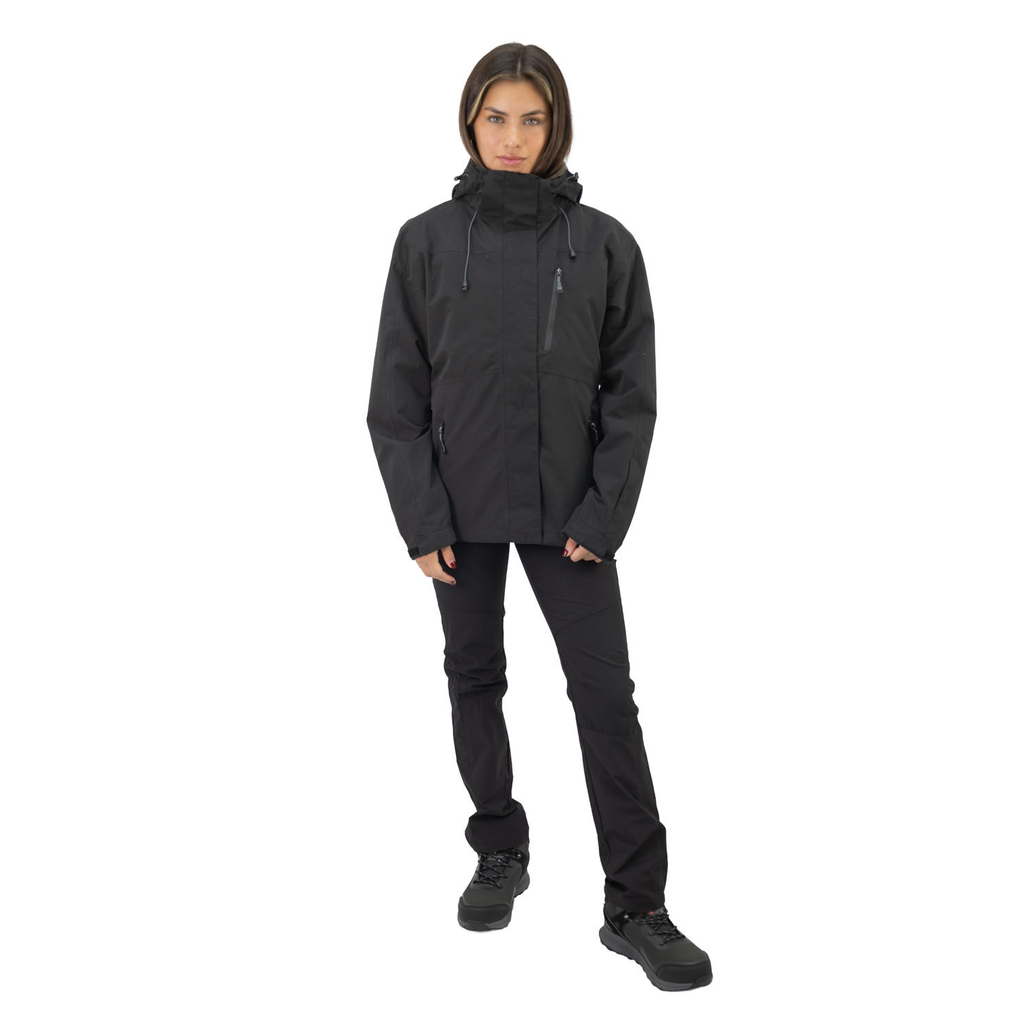 Parka Hw Reno Nomade 3 En 1 Negro Mujer image number 8.0