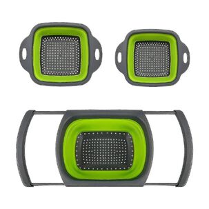 Colador Extensible Plegable 39x26cm De Silicona Multiuso