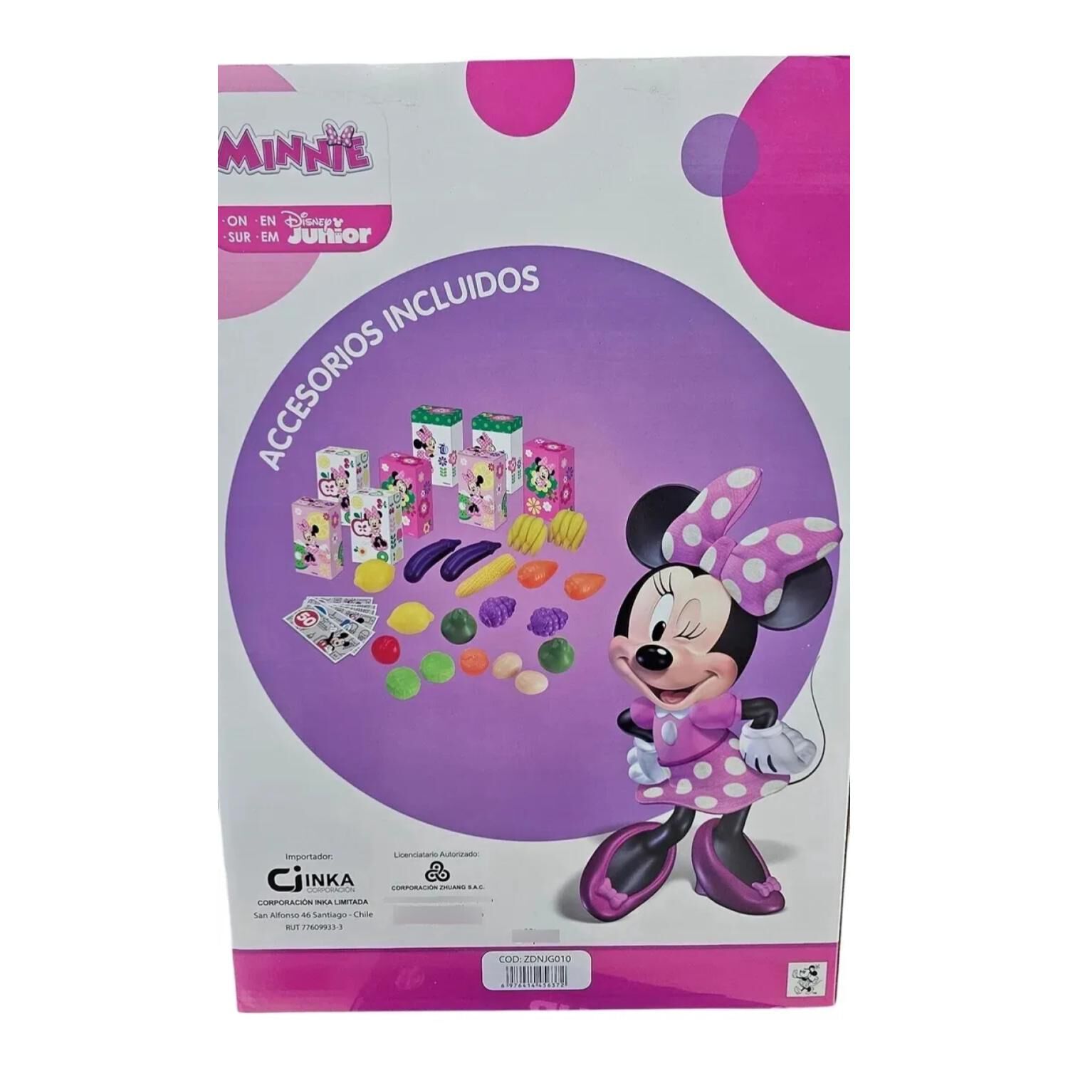 Juguete Carrito De Compras Con Accesorios 44cm Rosado Infantil image number 2.0