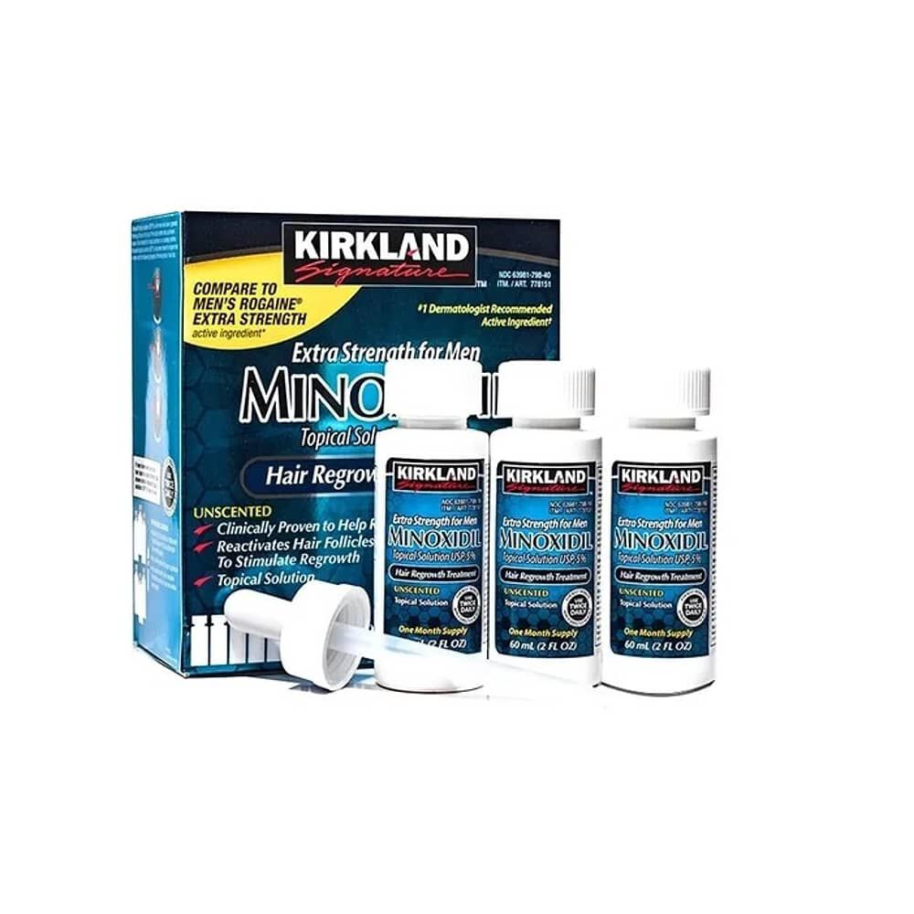 Minoxidil 5% Soluci&oacute;n T&oacute;pica Tratamiento Regenerativo 3 Unds image number 0.0