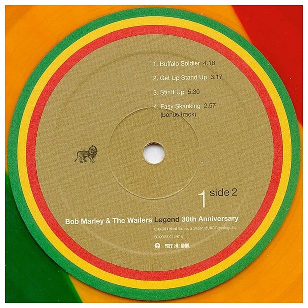 Bob Marley - Legend (30th Anniversary) (tricolour Vinyl) (2lp) | Vinilo image number 8.0