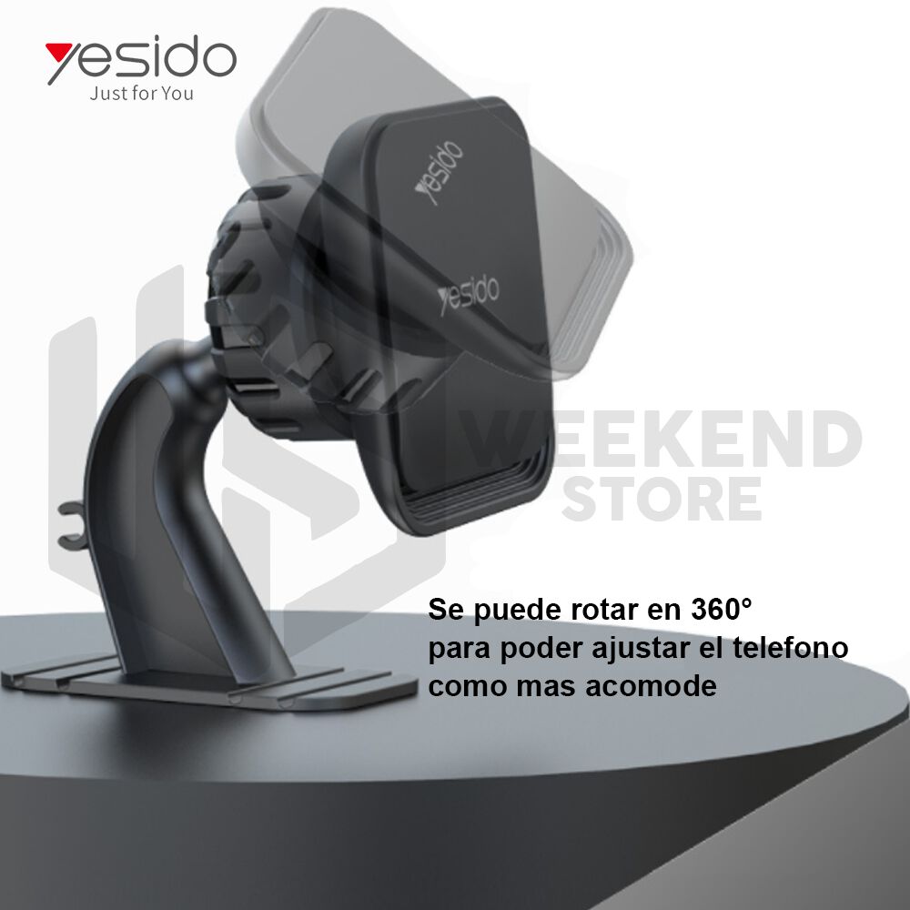 Soporte Celular Auto Car Holder Moderno Yesido C110 image number 9.0