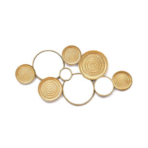 Adorno Espejo De Pared Decorativo Combinaci&oacute;n De Discos