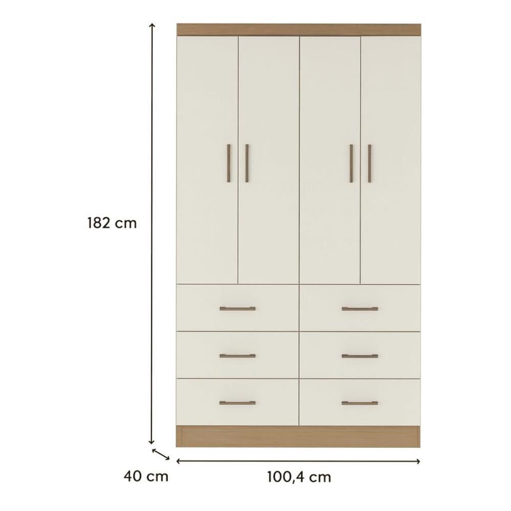 Cl&oacute;set Exit / 4 Puertas / 6 Cajones image number 1.0