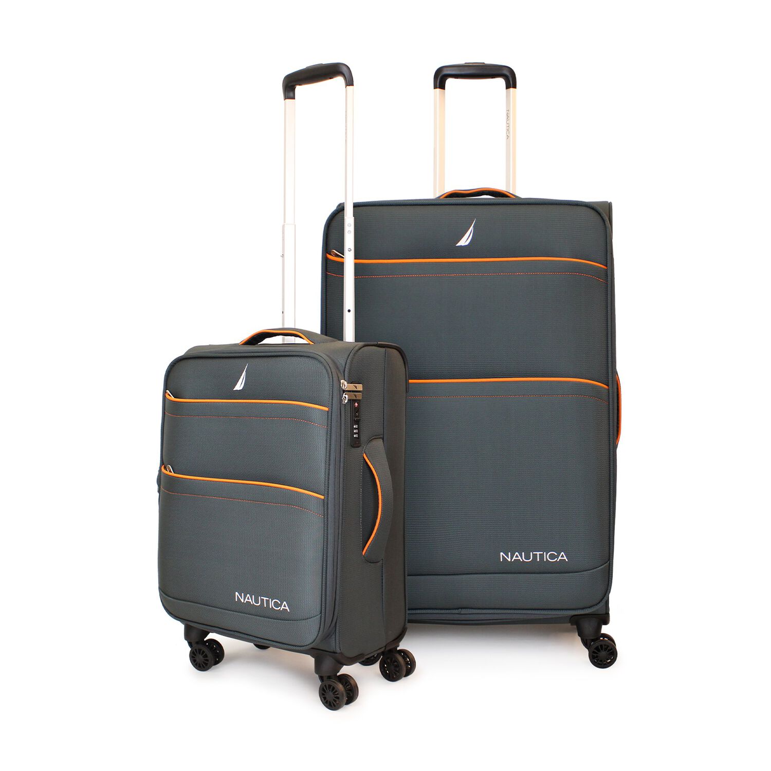 Pack 2 Maletas Blandas S+l Nautica Lisboa 10kg Y 23kg Gris image number 0.0