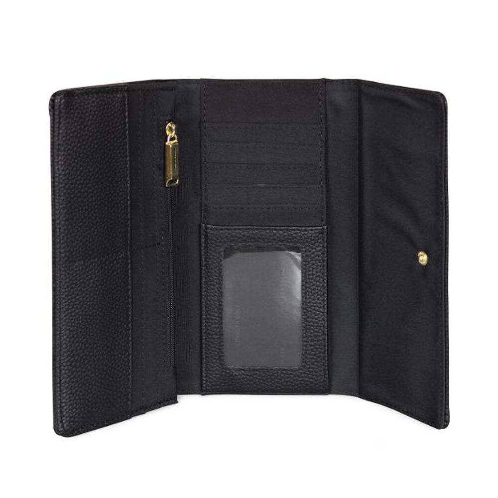 2 Billeteras De Mujer Fidelia Negra Y Gris Kenneth Cole image number 3.0