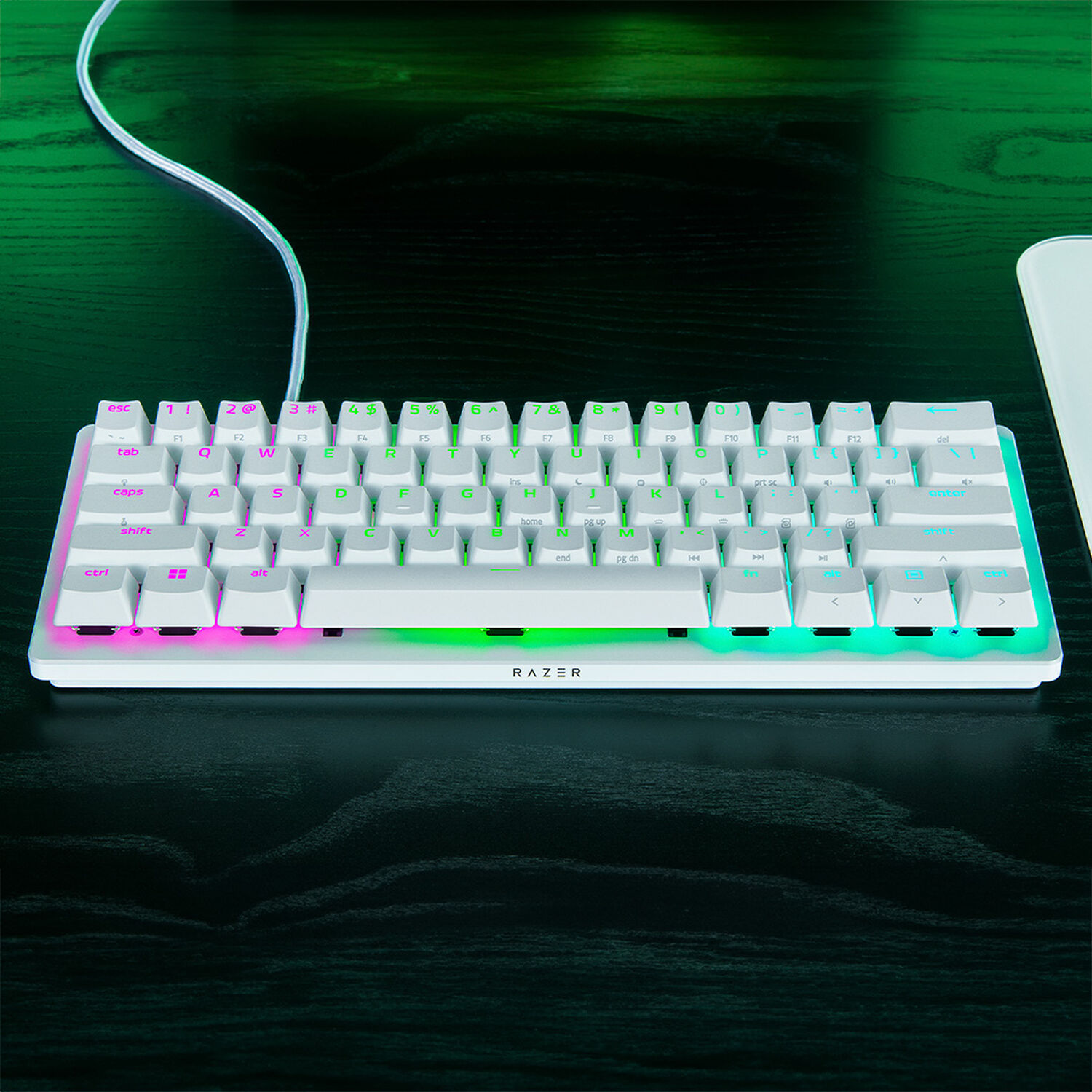 Teclado Gamer Razer Huntsman V3 Pro Mini White Ingl&eacute;s image number 7.0