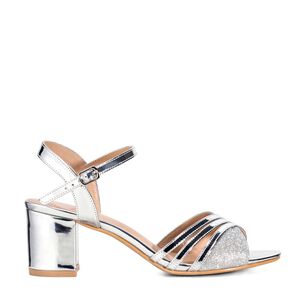 Sandalia Taco Plateado Fiesta Qiu257 Weide