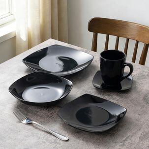 Juego De Vajilla Azhome Noir / 30 Piezas / 6 Personas