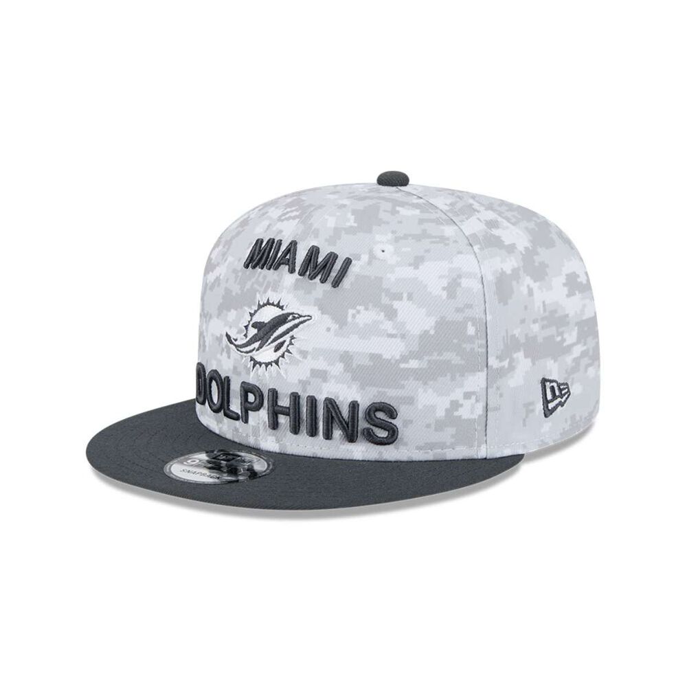 Gorra 9fifty Miami Dolphins Nfl Salute To Service Charcoal image number 1.0
