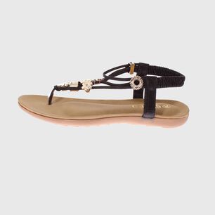 Sandalia Negro V&iacute;a Franca Art. 51209b2027black