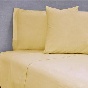 Sabana 144 Hilos Lisa Mashini 2 P Amarillo