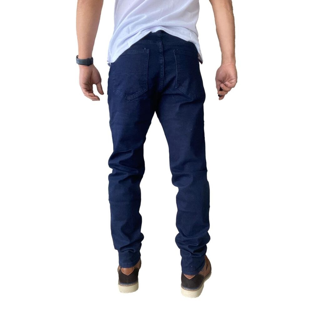 Jeans Hombre Elasticados Slim Azul image number 13.0