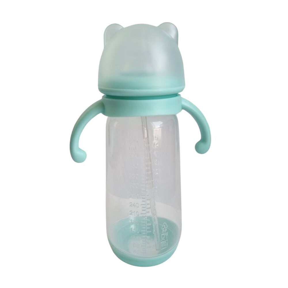 Mamadera Biberon Tetero Con Bombilla Manillas Bebe Guagua image number 0.0