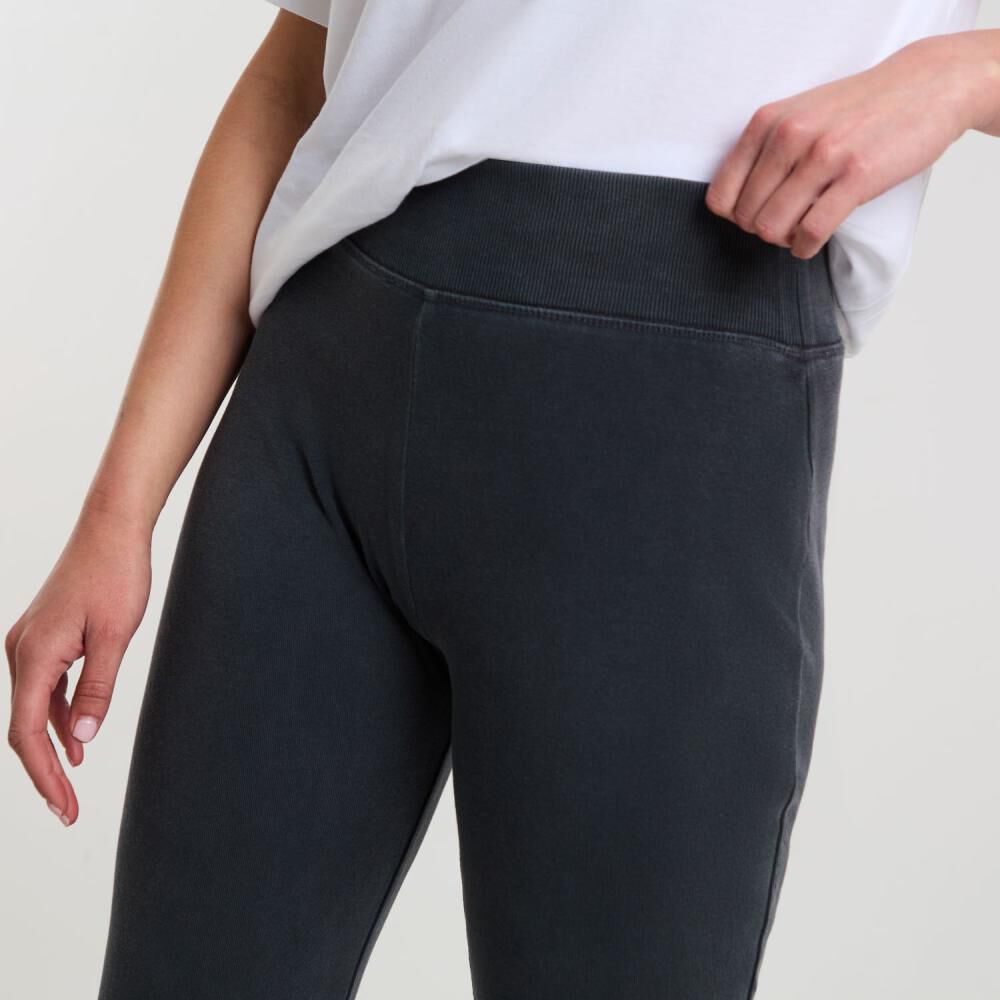 Pantalón De Buzo Tiro Medio Flare Mujer Rolly Go image number 4.0