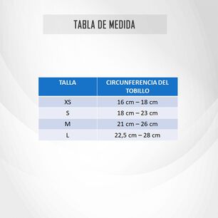 Tobillera Ortop&eacute;dica Con Barras Laterales Estabilizadora Oneder Xs/s