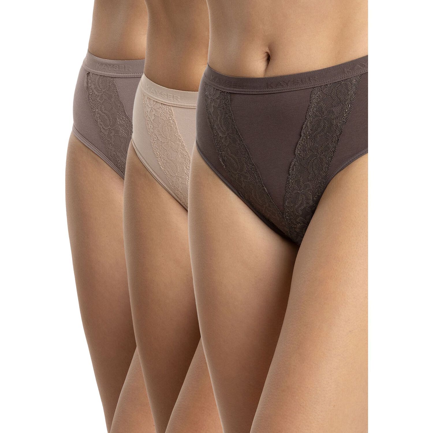 Pack 3 Calzones Maxi Algod&oacute;n Mujer Kayser P310.80n-mor image number 0.0