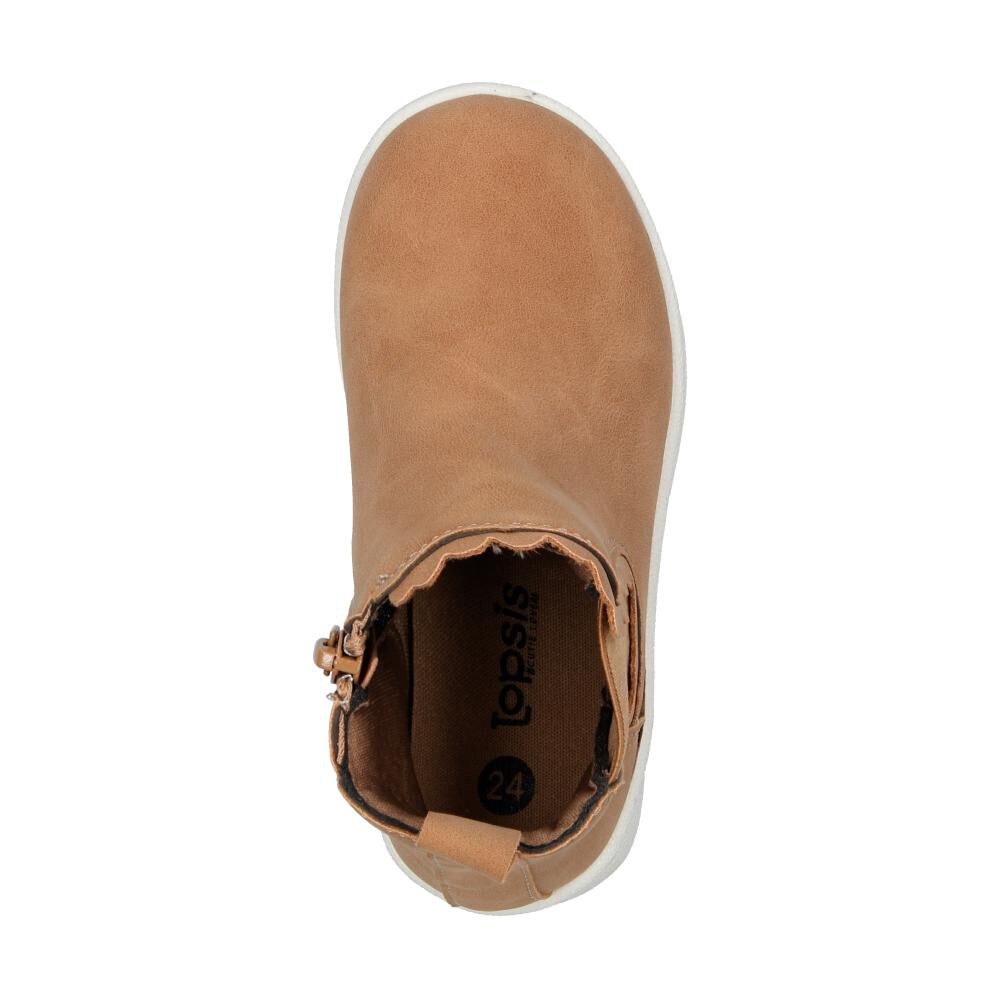 Bot&iacute;n Ni&ntilde;a Topsis Beige image number 4.0