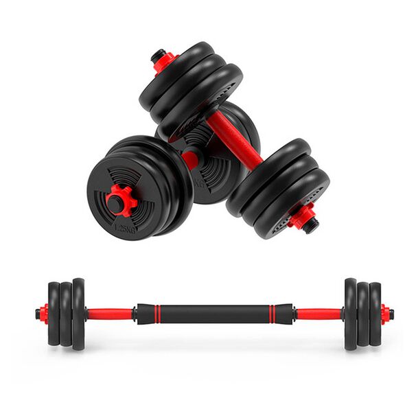 Set De Mancuernas De 30 Kg Con Uni&oacute;n Red