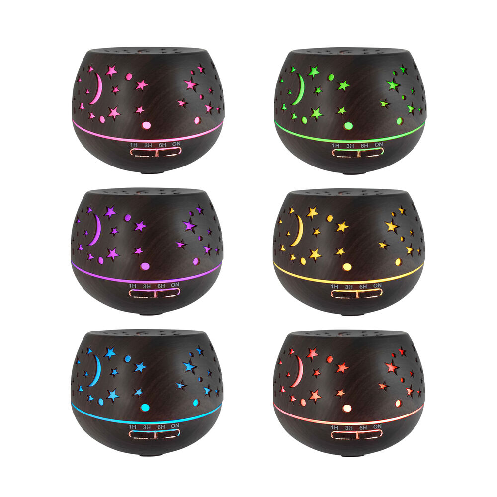 Difusor De Aromas Humidificador Pvt 500 Ml Apagado Automatico Con Atomizador image number 2.0