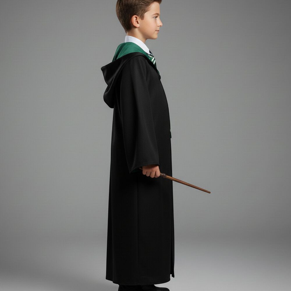 Disfraz Harry Potter Tunica Varita Bufanda Gryffindor Niño image number 4.0