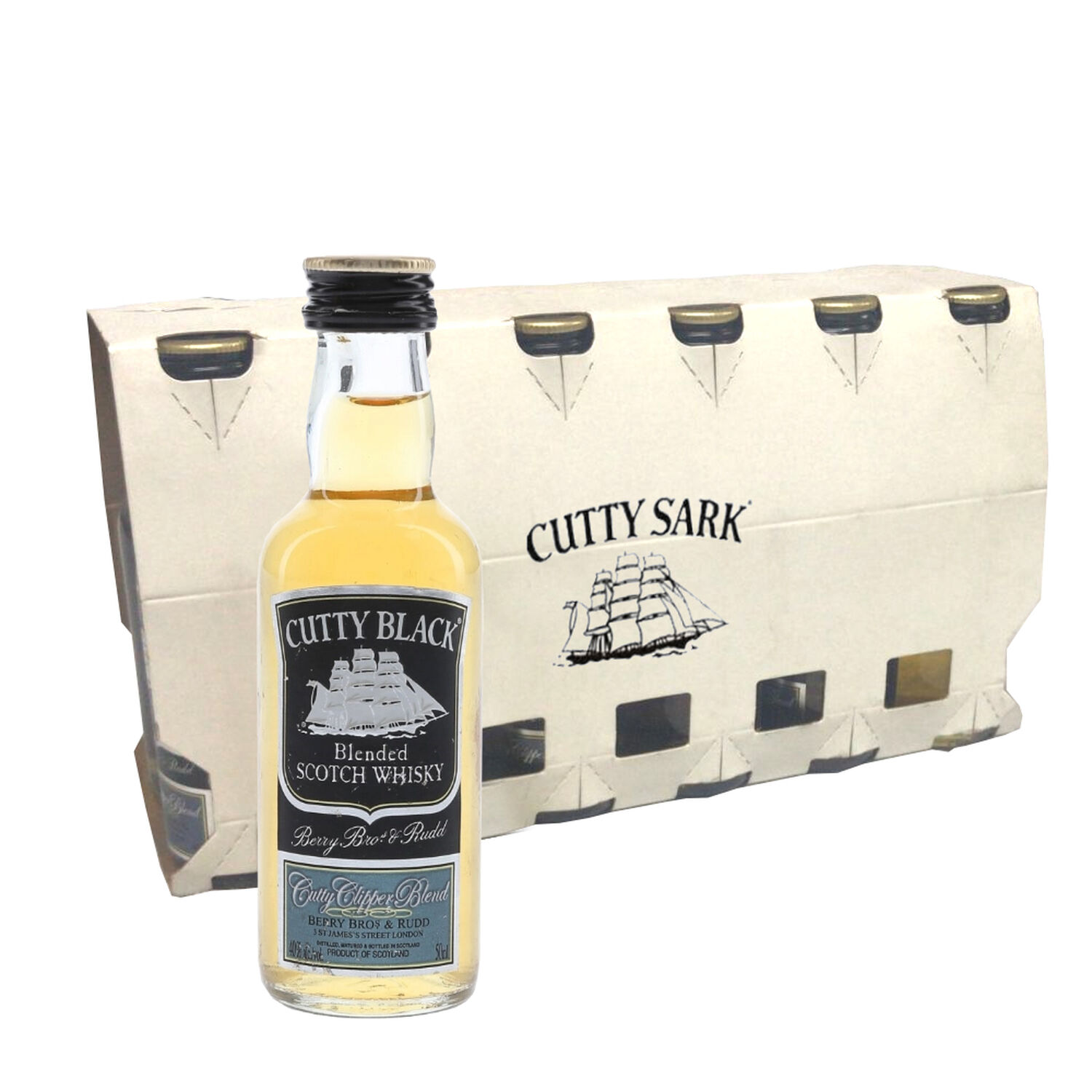 12 Miniaturas Whisky Cutty Black, Scotch Whisky (50 Ml) image number 0.0