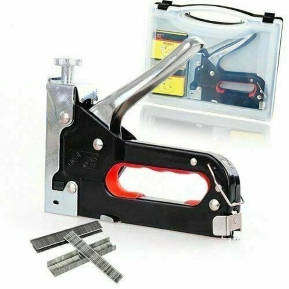 Grapadora Mec&aacute;nica De Acero 3 En 1 Para Grapadora De Madera image number 5.0